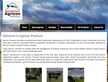 Tablet Screenshot of agricon.com.au